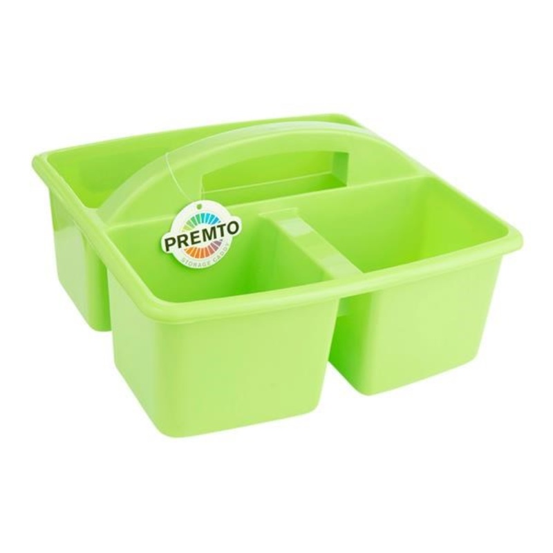 Small Plastic Desktop Caddy Caterpillar Green