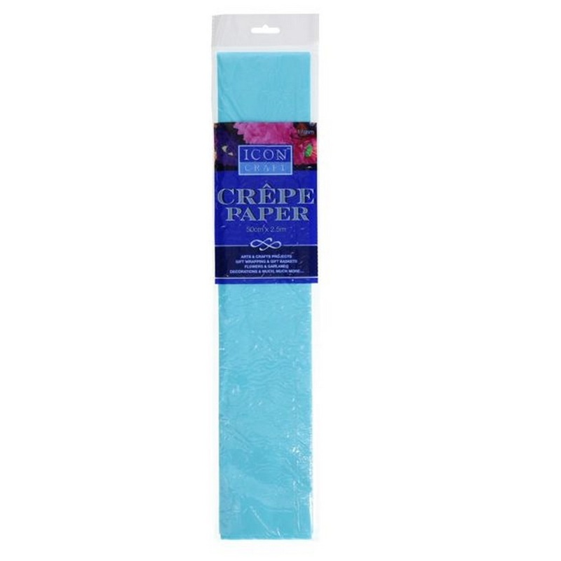 Crepe Paper  Baby Blue