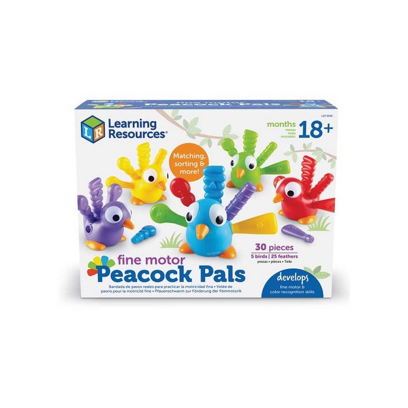 Fine Motor Peacock Pals