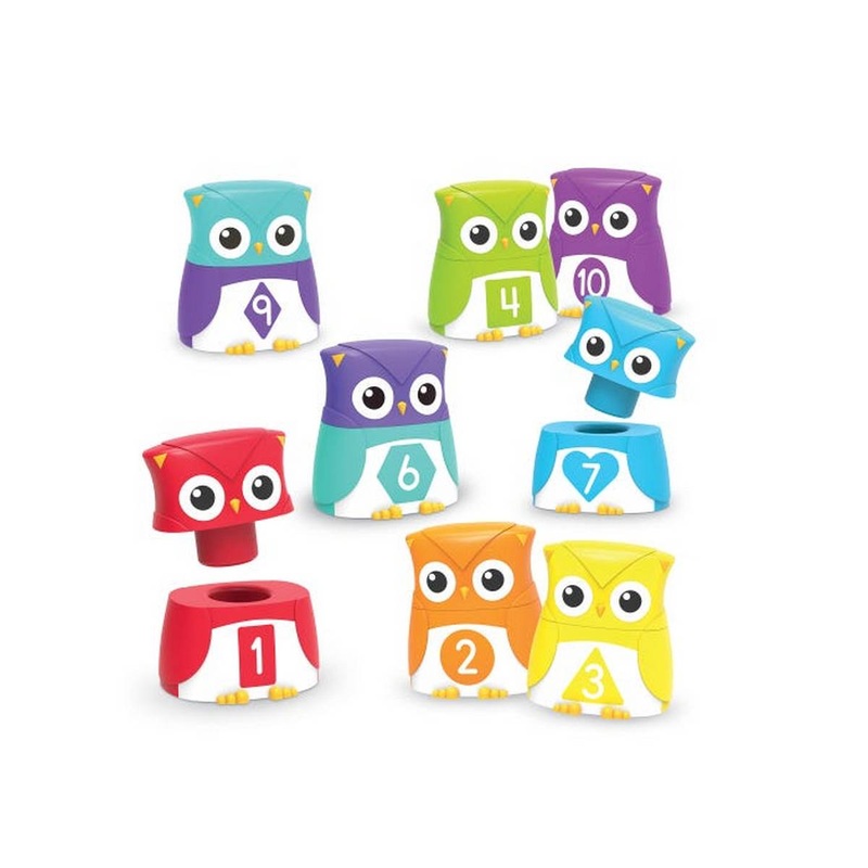 Learning Resources Snap-n-Learn Rainbow Owls