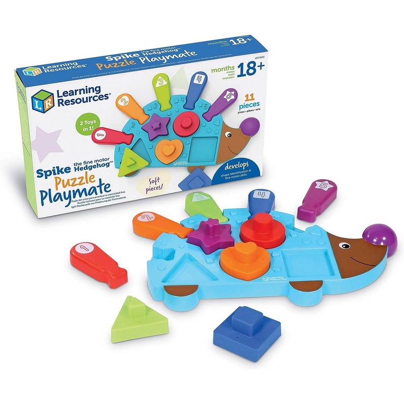 Spike The Fine Motor Hedgehog Puzzle Playmate 2-in-1 Sorter and Puzzle