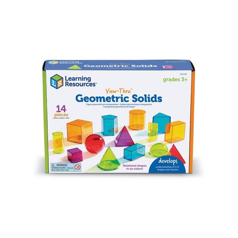 View-Thru Geometric Solids (Set of 14)
