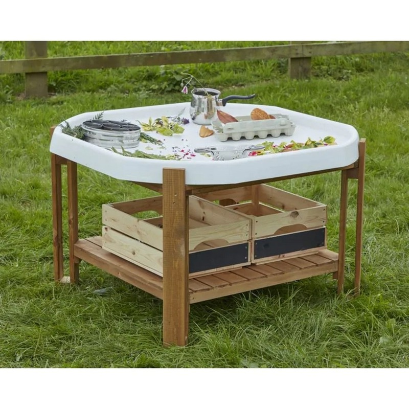 Outdoor Wooden Tuff Play Tray Stand