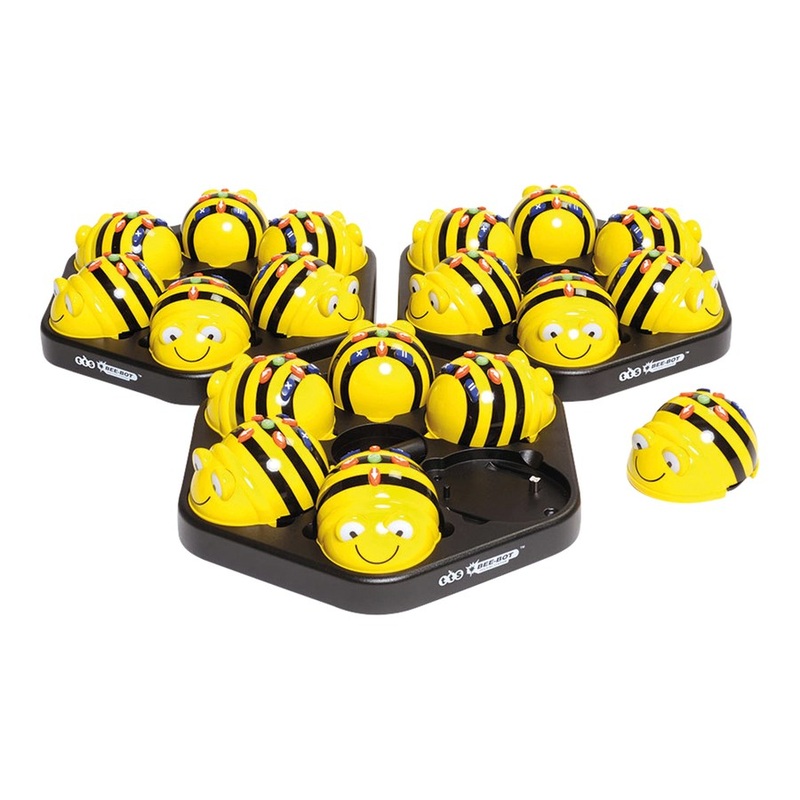 TTS Bee-Bot Programmable Floor Robot 18pk