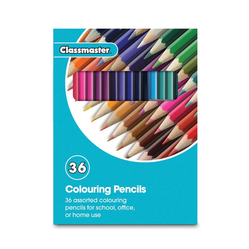 Classmaster Colouring Pencils  Assorted (36 colours)