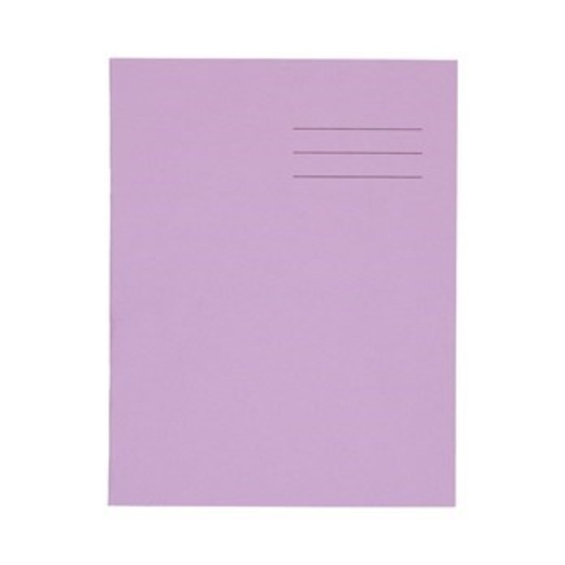 97 Exercise Book 80 Page, 8mm Ruled With Margin, Purple  Pack of 100