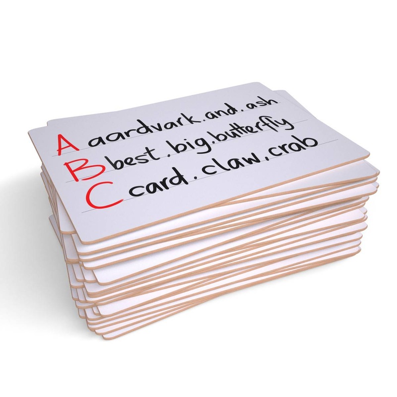 A4 Lined Rigid Drywipe Lapboards Pack of 30