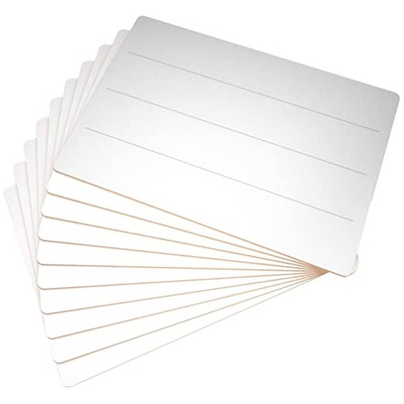 Letter Formation Drywipe Boards, Pens and Erasers (10 of each)