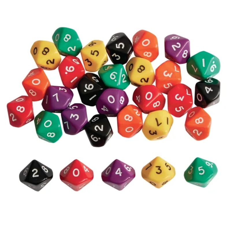 Multi-Sided Dice Pack of 5