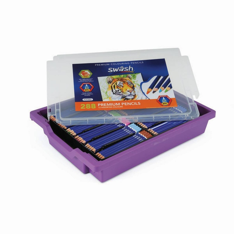 Premium Colouring Pencils in Gratnells Tray