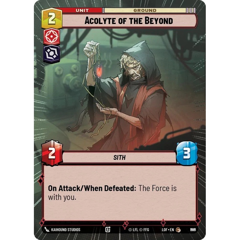 Acolyte of the Beyond (869) (Hyperspace Foil) (869) [Legends of the Force] (ONLINE ORDER ONLY)
