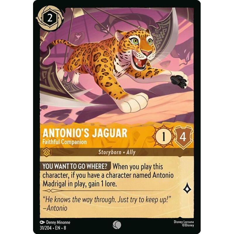 Antonio’s Jaguar – Faithful Companion (31/204) [Reign of Jafar] (ONLINE ORDER ONLY)