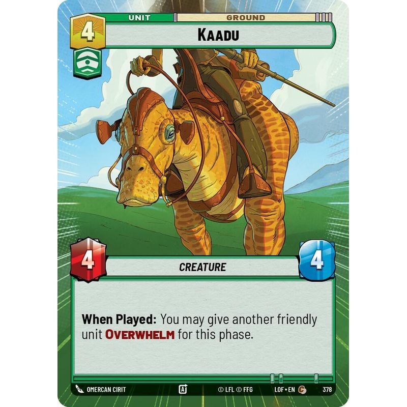 Kaadu (378) (Hyperspace) (378) [Legends of the Force] (ONLINE ORDER ONLY)