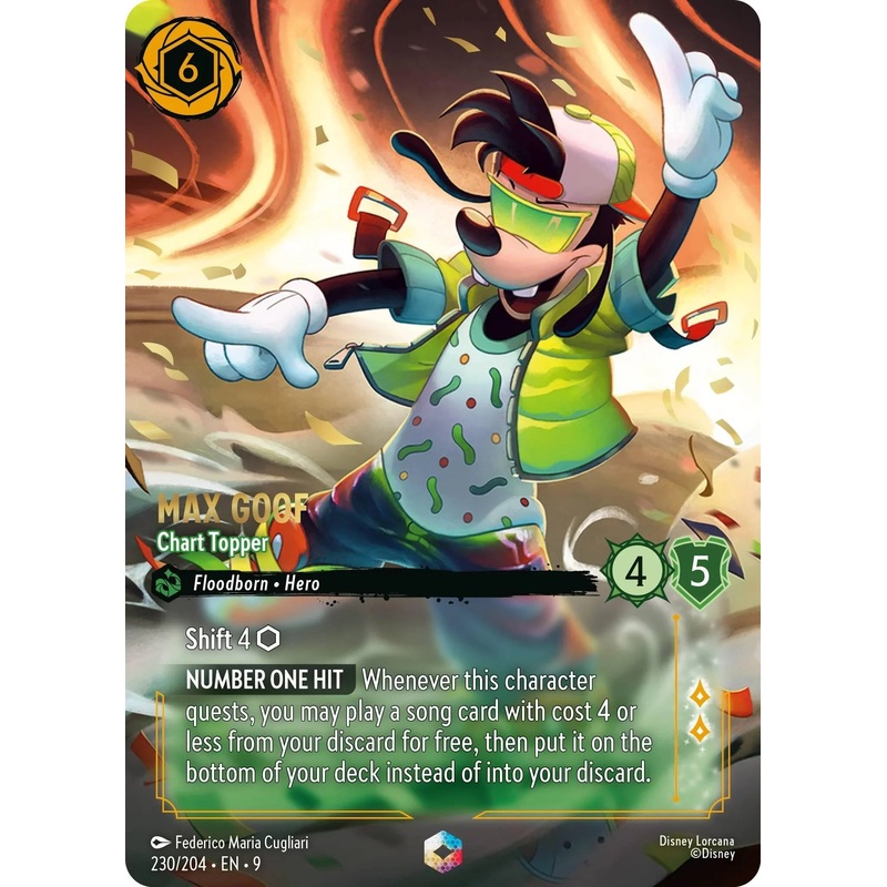 Max Goof – Chart Topper (Enchanted) (230/204) [Fabled] (ONLINE ORDER ONLY)