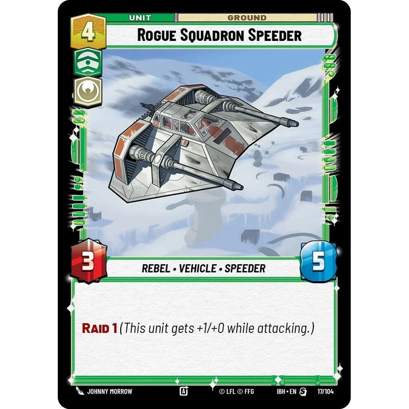 Rogue Squadron Speeder (17/104) (17/104) [Intro Battle: Hoth] (ONLINE ORDER ONLY)