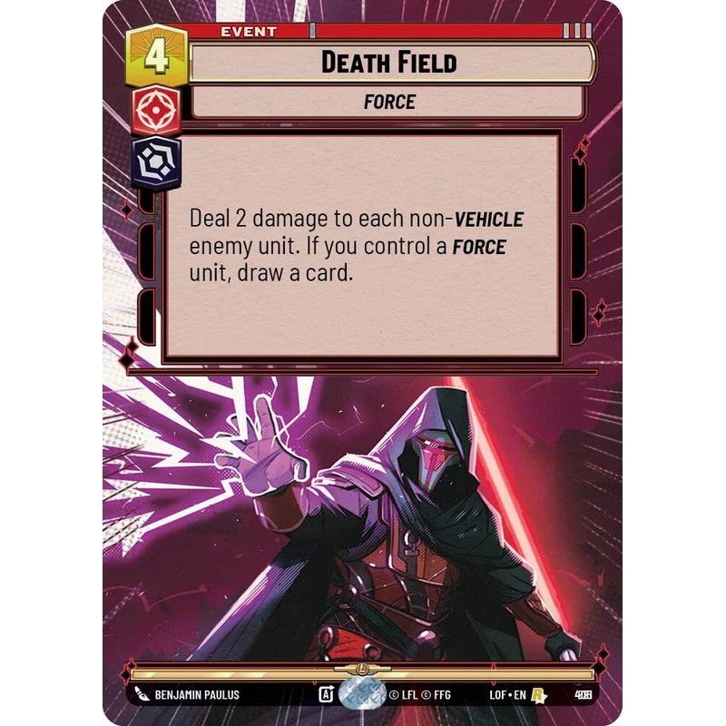 Death Field (881) (Hyperspace Foil) (881) [Legends of the Force] (ONLINE ORDER ONLY)