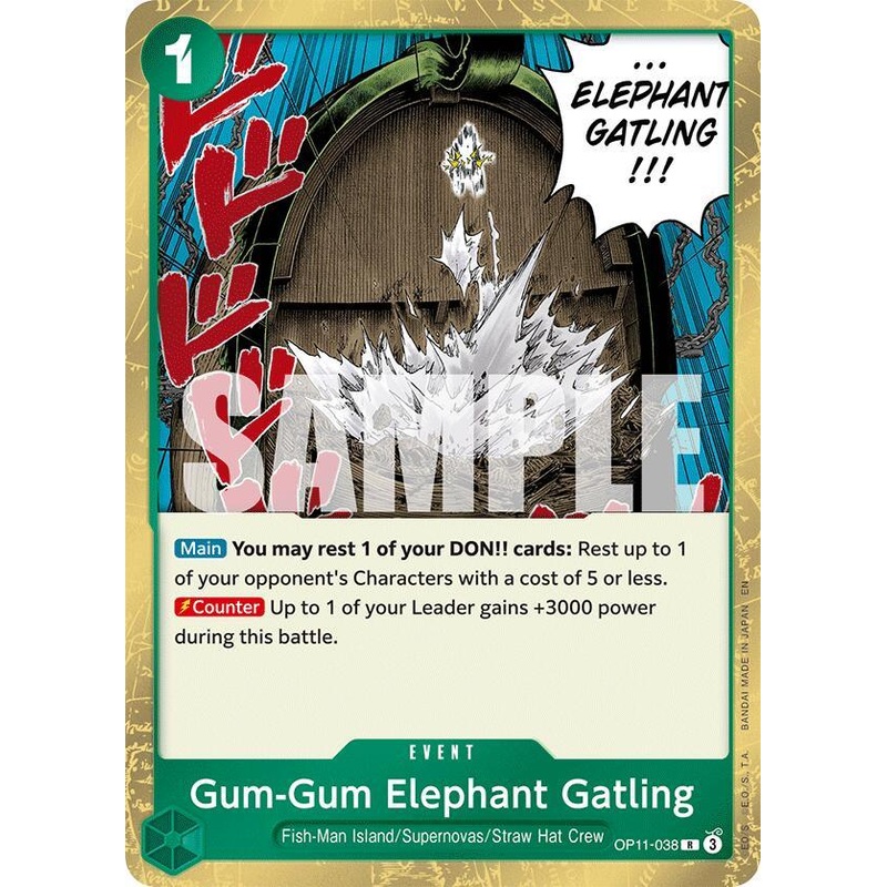 Gum-Gum Elephant Gatling [A Fist of Divine Speed] (ONLINE ORDER ONLY)