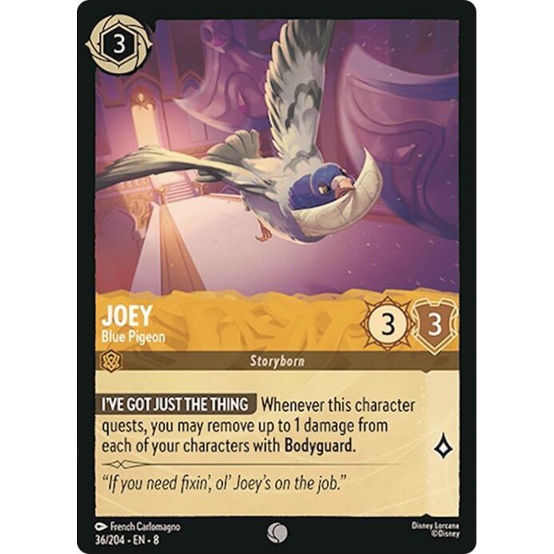 Joey – Blue Pigeon (36/204) [Reign of Jafar] (ONLINE ORDER ONLY)