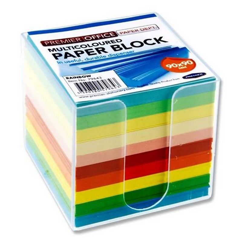 Premier Office 90x90mm Paper Block In PVC Box