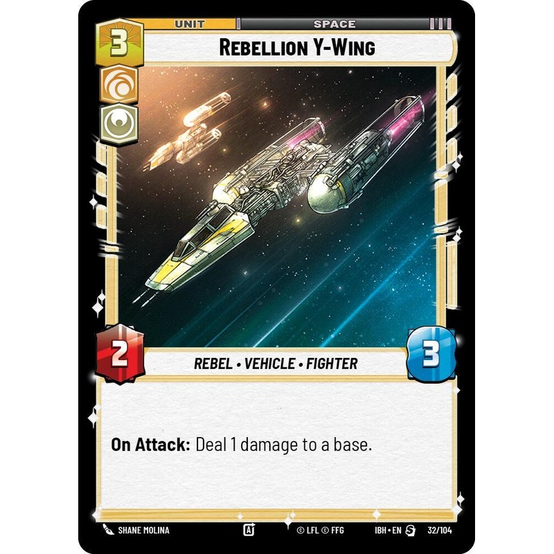 Rebellion Y-Wing (32/104) (32/104) [Intro Battle: Hoth] (ONLINE ORDER ONLY)