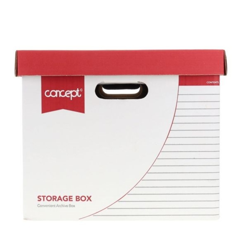 Concept Archive Storage Box  Red