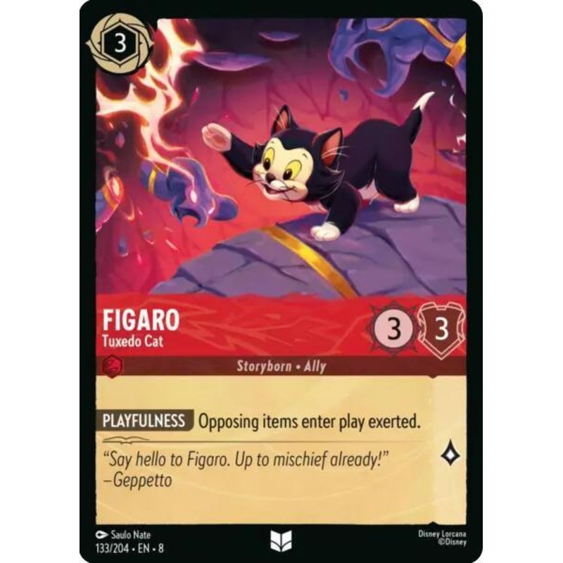 Figaro – Tuxedo Cat (133/204) [Reign of Jafar] (ONLINE ORDER ONLY)