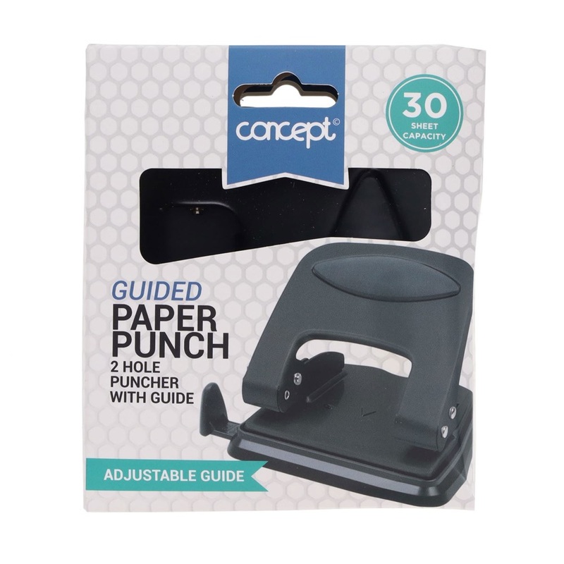 Guided 2 Hole Paper Punch 30 Sheets