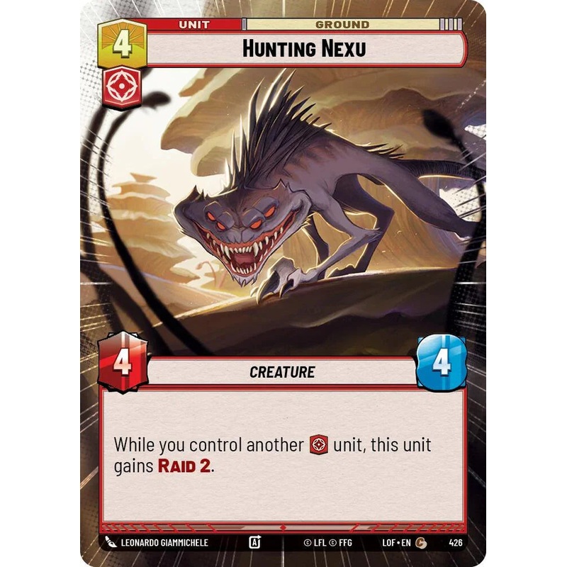 Hunting Nexu (426) (Hyperspace) (426) [Legends of the Force] (ONLINE ORDER ONLY)