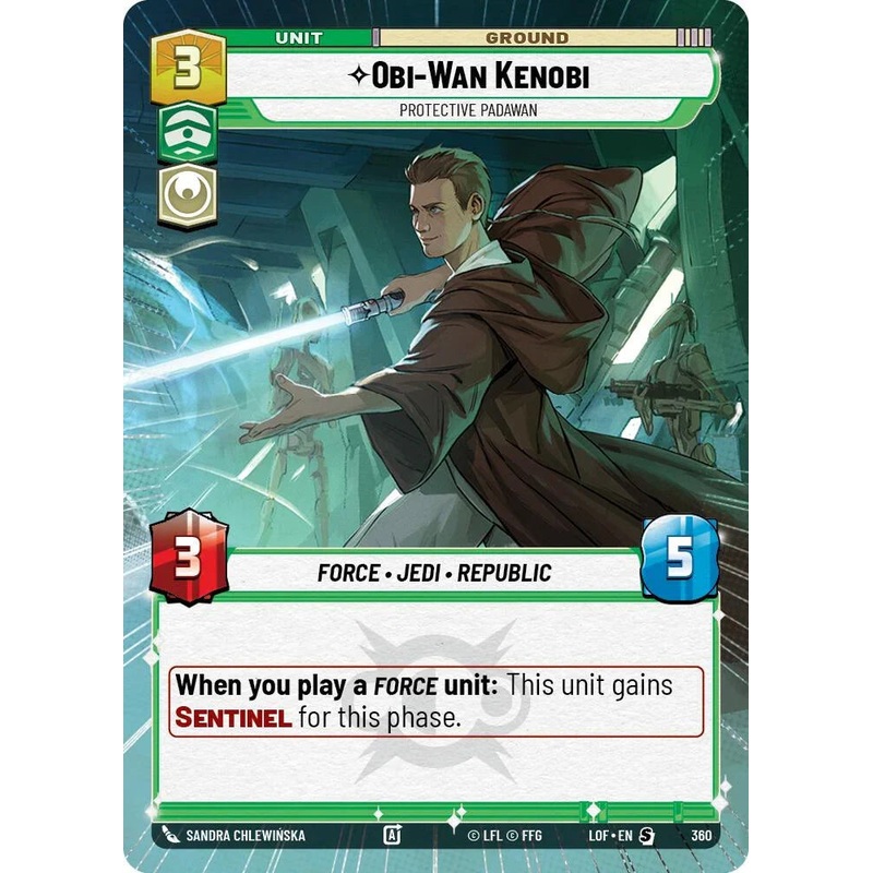 Obi-Wan Kenobi (360) – Protective Padawan (Hyperspace) (360) [Legends of the Force] (ONLINE ORDER ONLY)