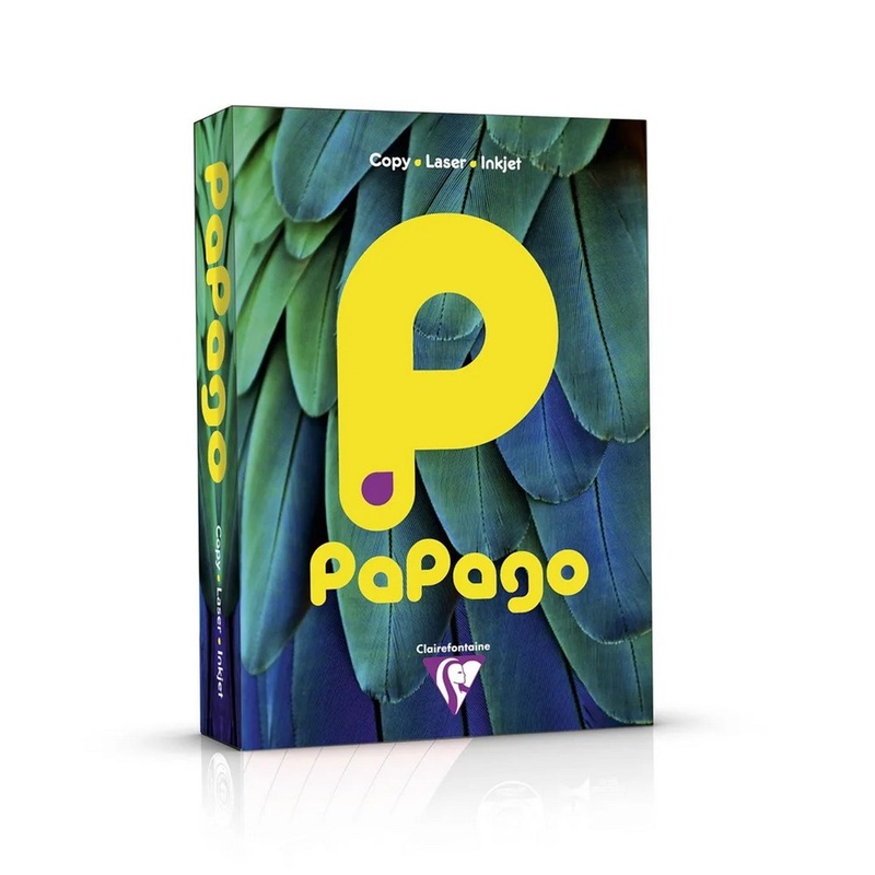 PaPago Copier Paper (80gsm)  Intensive Yellow  A4  Pack of 500
