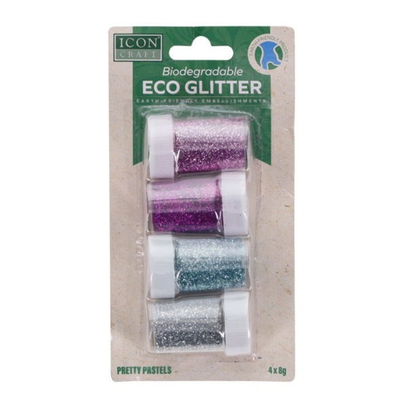 Biodegradable Glitter 8g  4 Assorted Pack