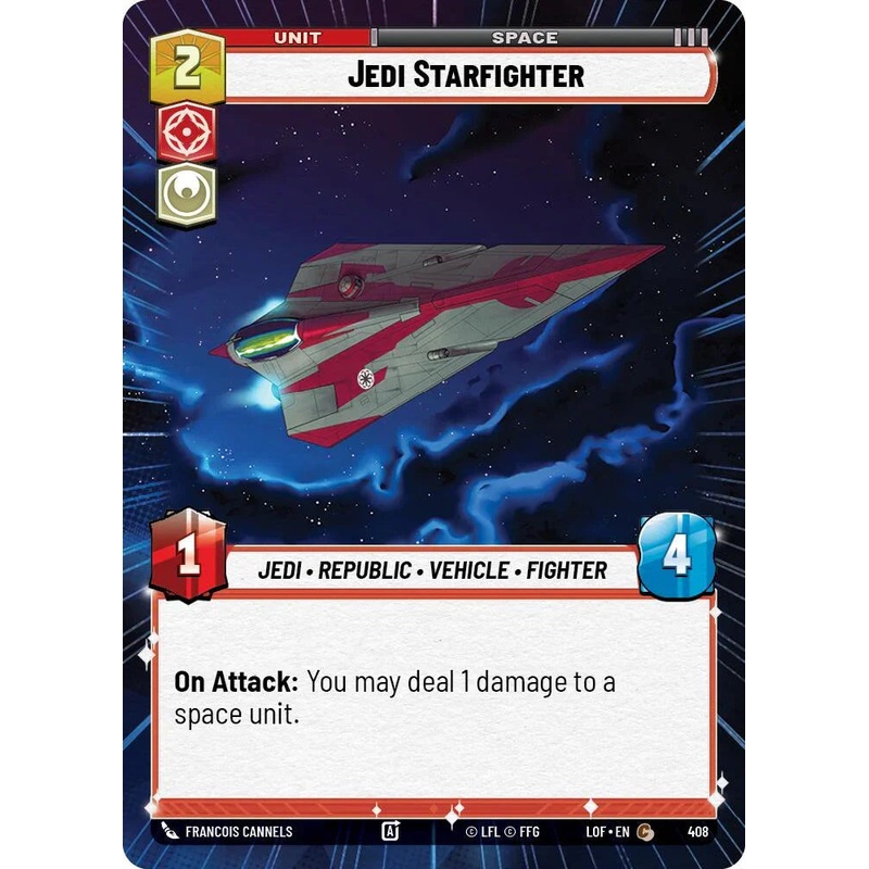 Jedi Starfighter (408) (Hyperspace) (408) [Legends of the Force] (ONLINE ORDER ONLY)
