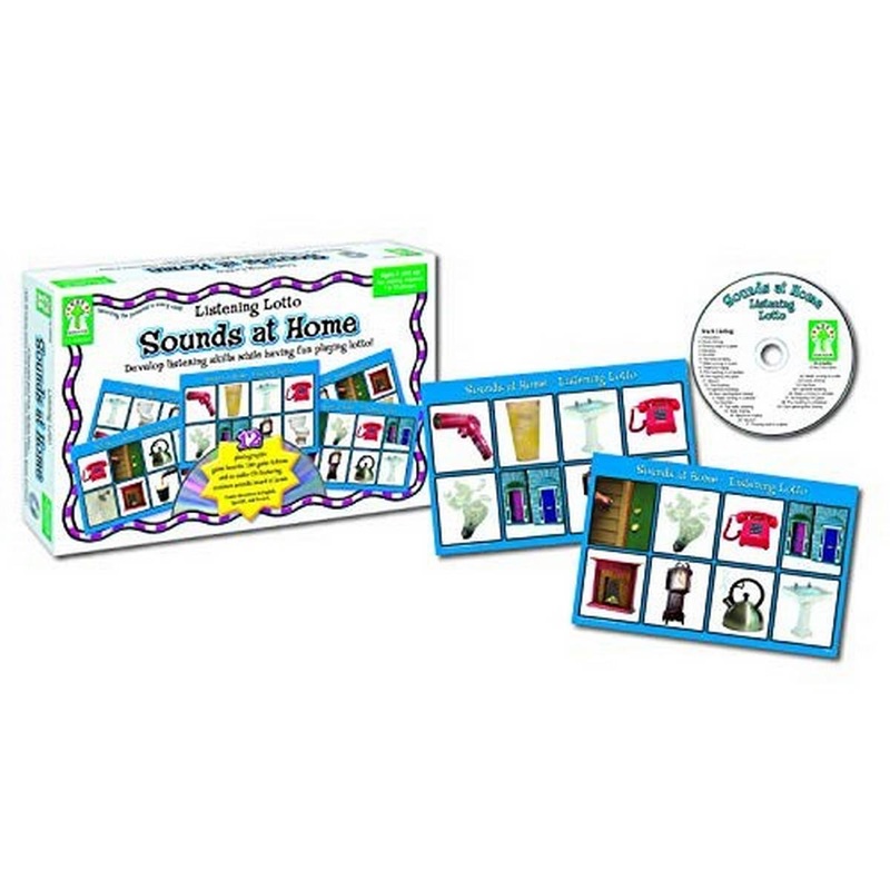 ***Listening Lotto:  Sounds at Home Board Game