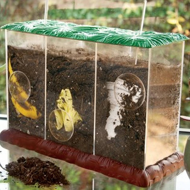 Now You See It, Now You Dont-  See-Through Compost Container