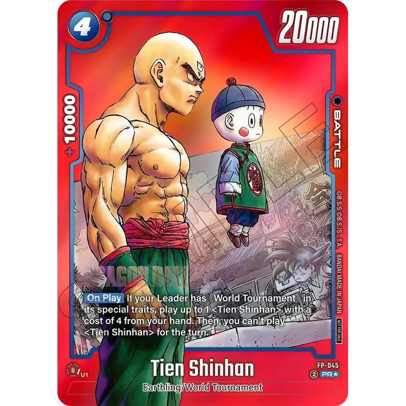 Tien Shinhan (FP-045) (Limited Pack MANGA Version 01) [Tournament and Championship Promos] (ONLINE ORDER ONLY)