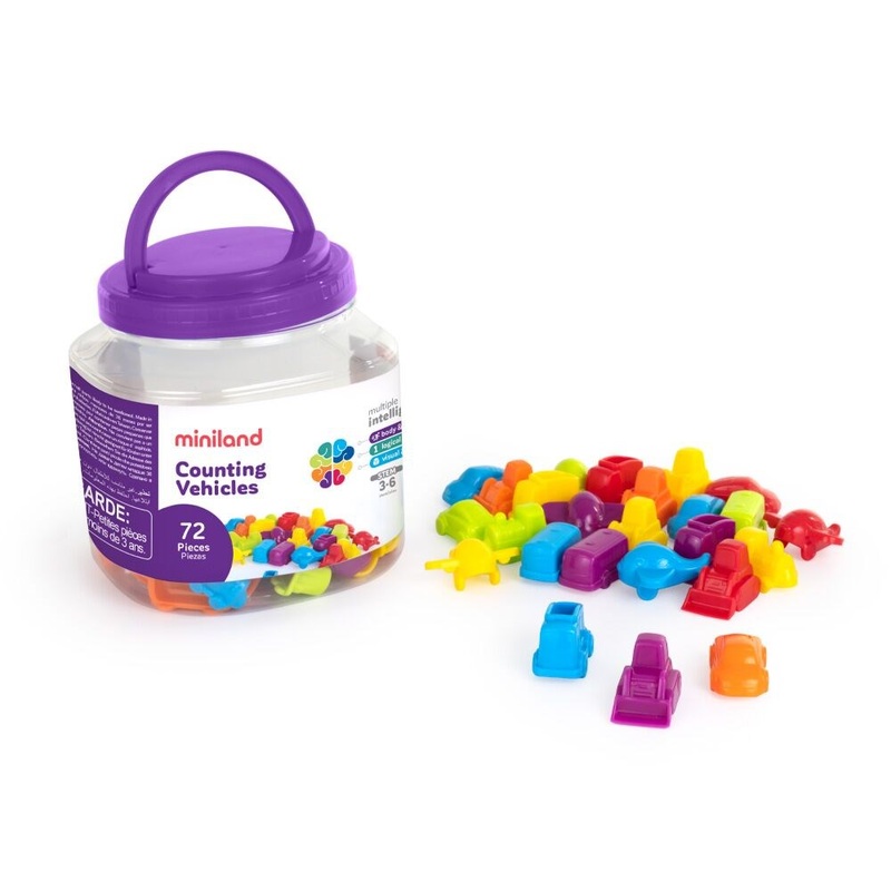 Vehicle Counters (72 Pieces)