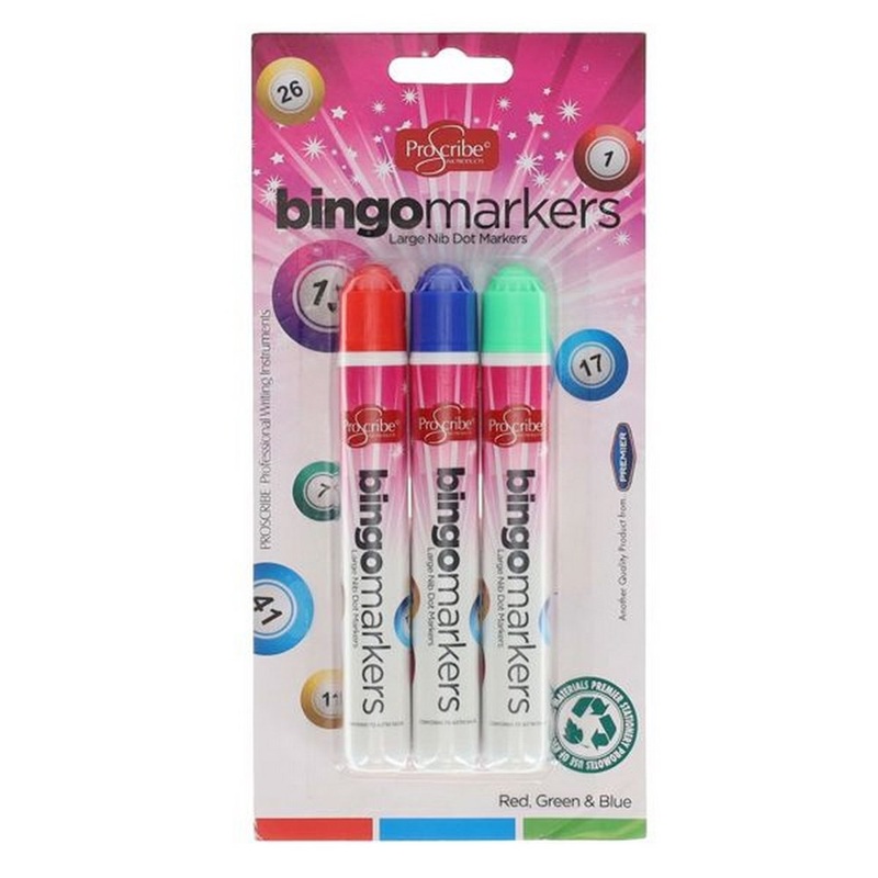 Bingo Paint Markers Pack of 3