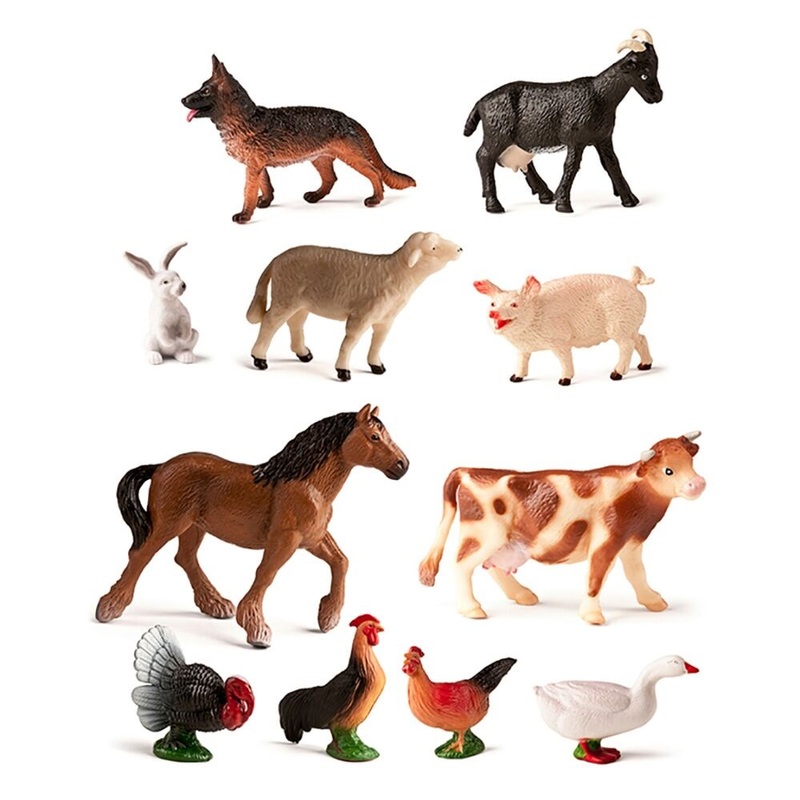 Farm Animals (11 Figures)