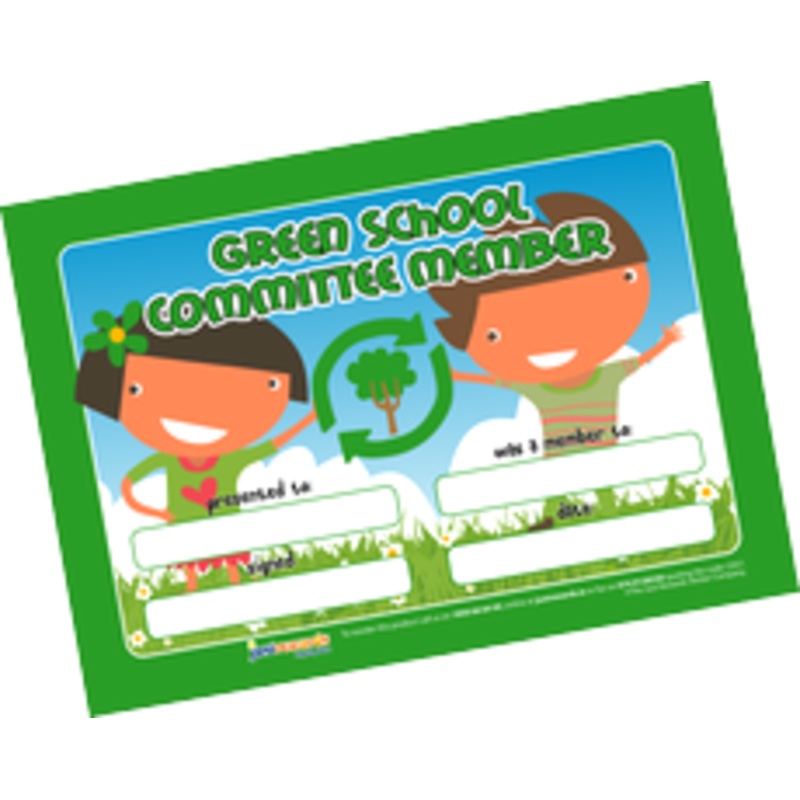 Green Schools Committee Certificates