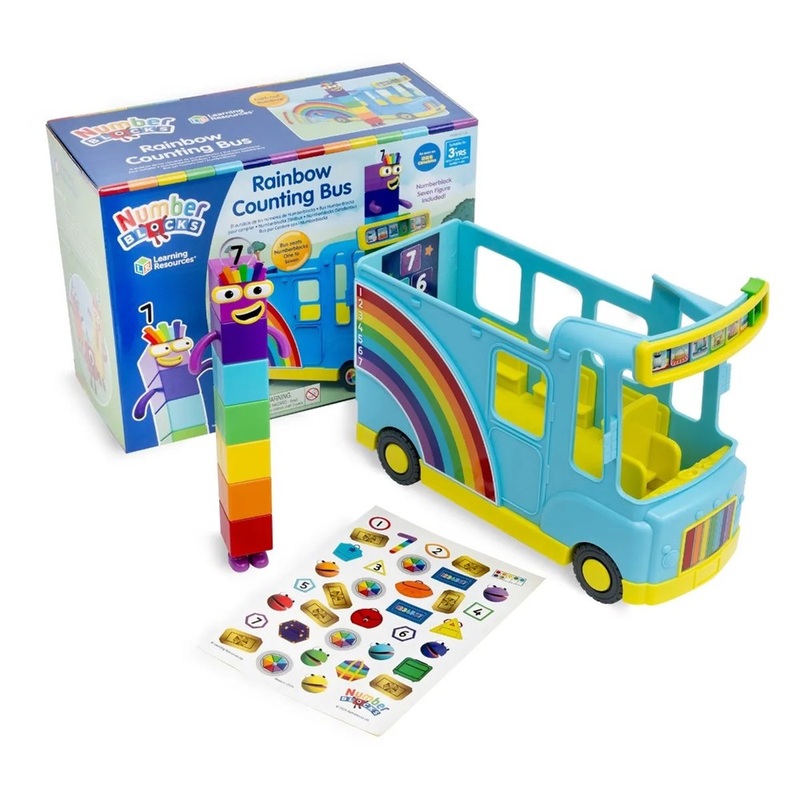 Learning Resources Numberblocks Rainbow Counting Bus