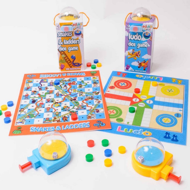 *Mini Snakes and Ladders and Ludo Combo Pack