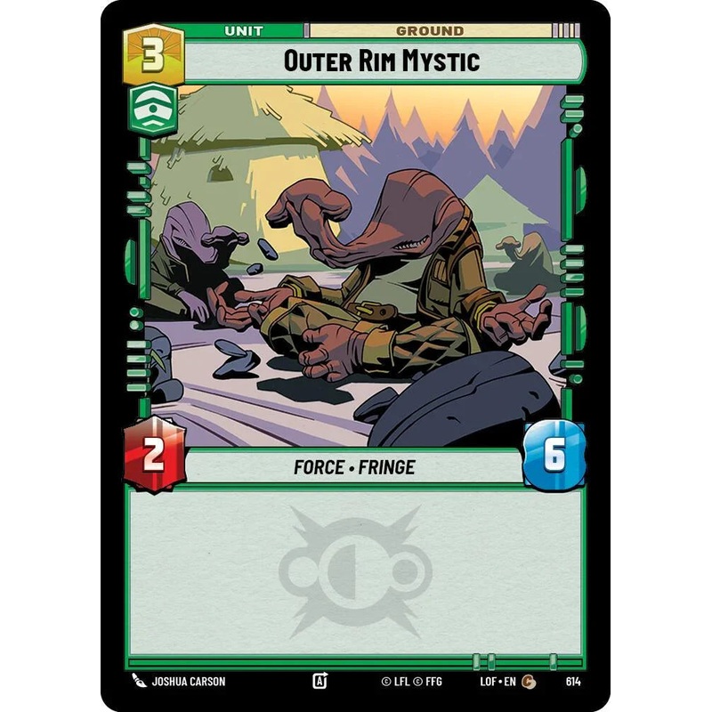 Outer Rim Mystic (614) (Foil) (614) [Legends of the Force] (ONLINE ORDER ONLY)