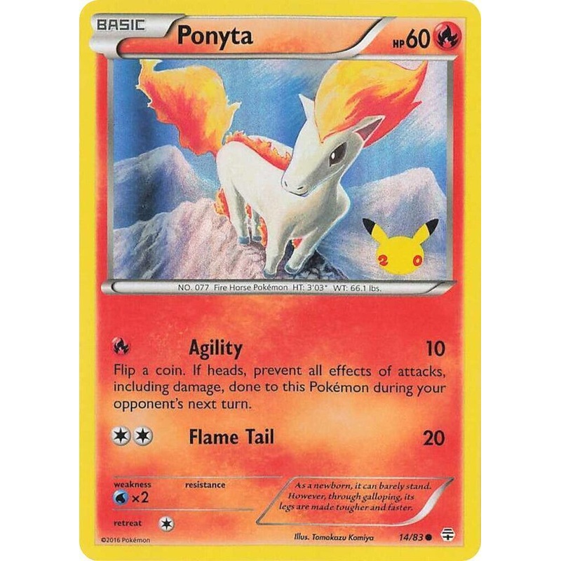 Ponyta (014/083) (UK Exclusive Promo) [Miscellaneous Cards] (ONLINE ORDER ONLY)