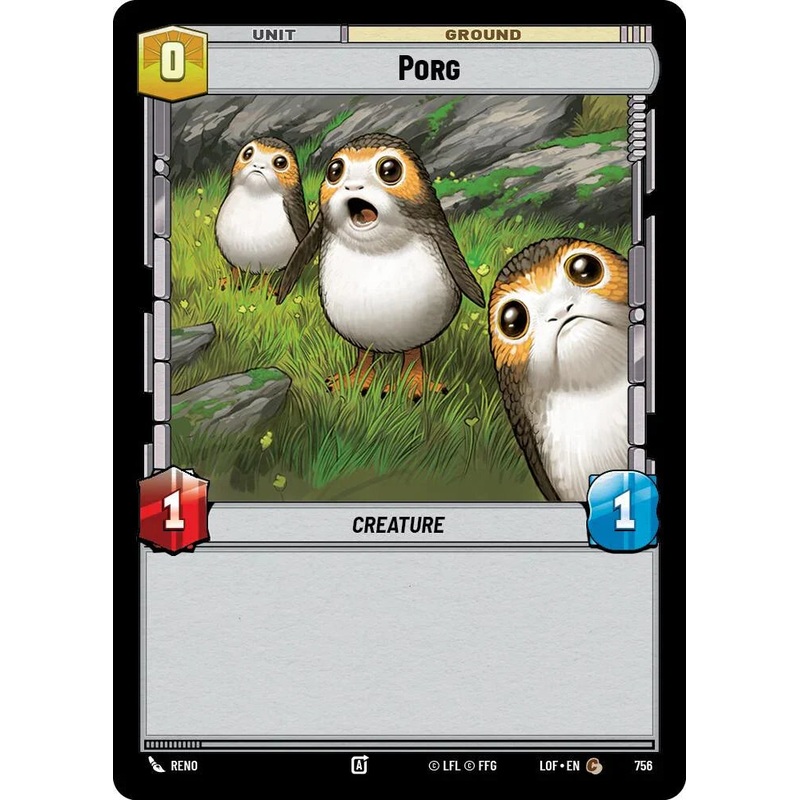 Porg (756) (Foil) (756) [Legends of the Force] (ONLINE ORDER ONLY)