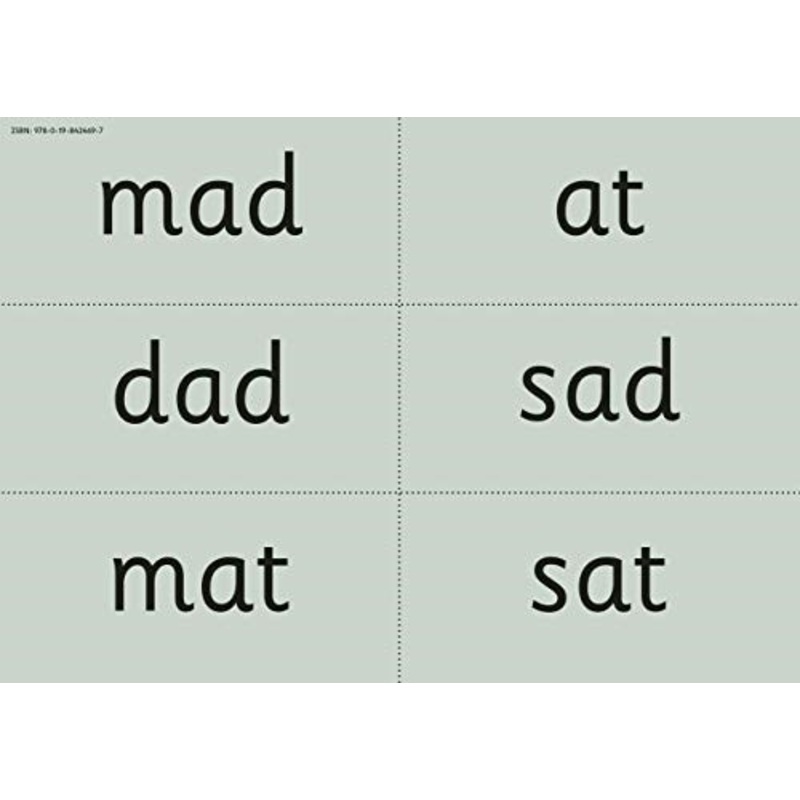 Read Write Inc. Phonics: Nursery Green Word Cards