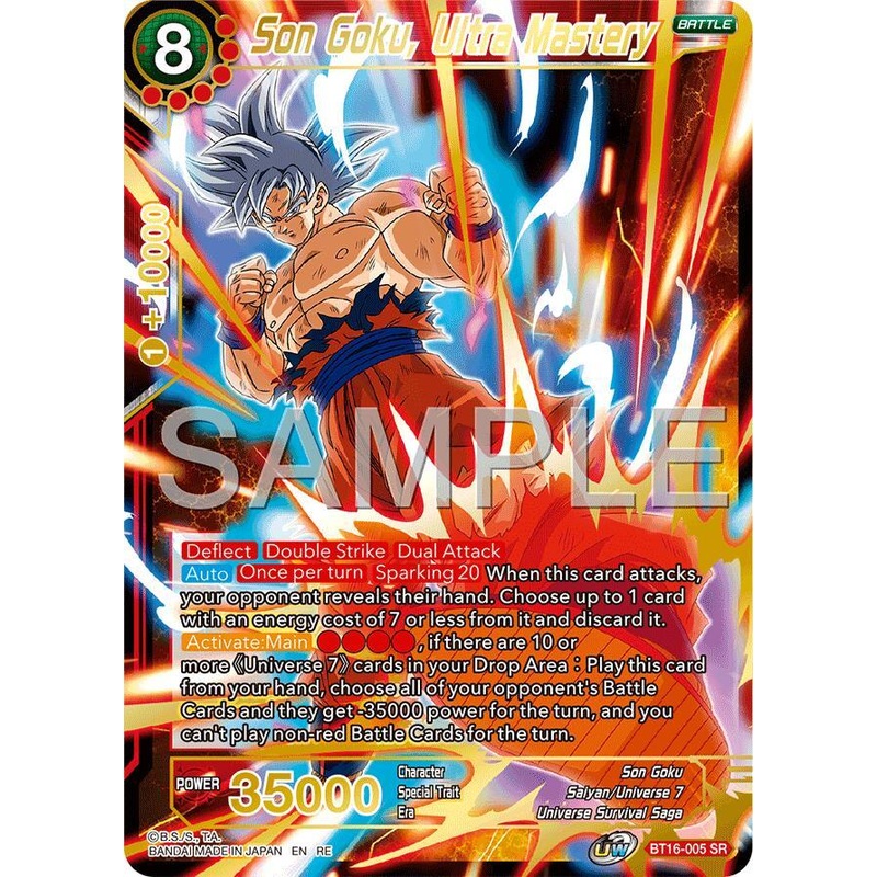 Son Goku, Ultra Mastery (Reprint) (BT16-005) [Premium Anniversary Box 2025] (ONLINE ORDER ONLY)