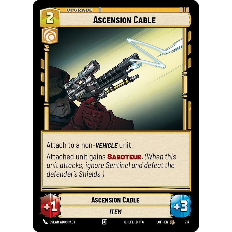 Ascension Cable (717) (Foil) (717) [Legends of the Force] (ONLINE ORDER ONLY)