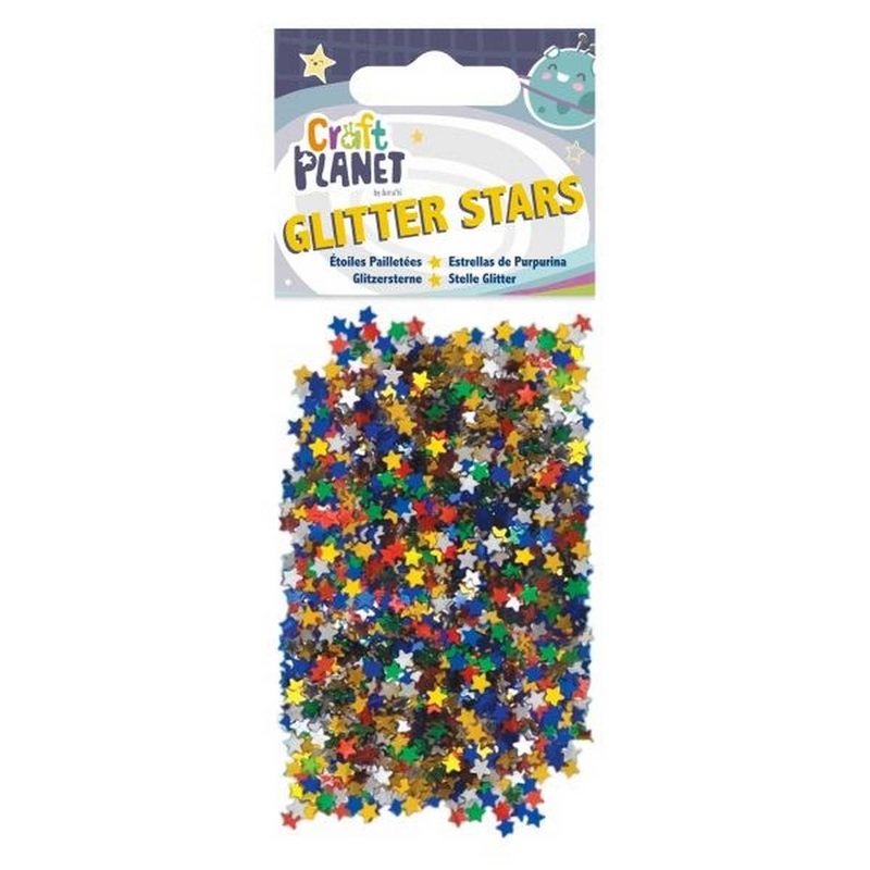 Craft PlanetGlitter Stars (5g) Assorted Colours