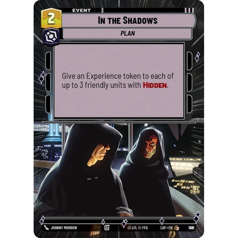 In the Shadows (981) (Hyperspace Foil) (981) [Legends of the Force] (ONLINE ORDER ONLY)