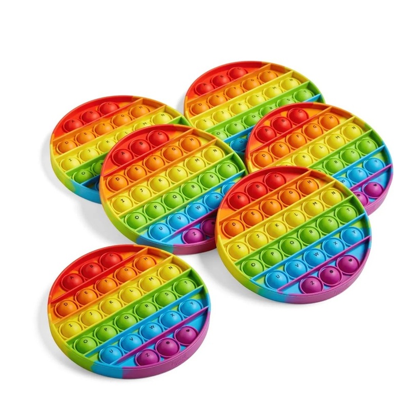 Learning Resources Alphabet Sensory Bubble Poppers (Set of 6)